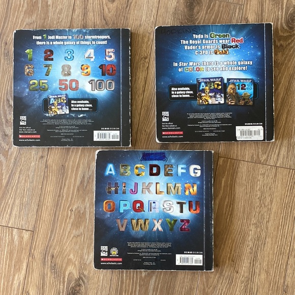 3 Star Wars Board Books for Kids - Colors Numbers ABC - Preschool Educational ❤️ - Picture 3 of 8